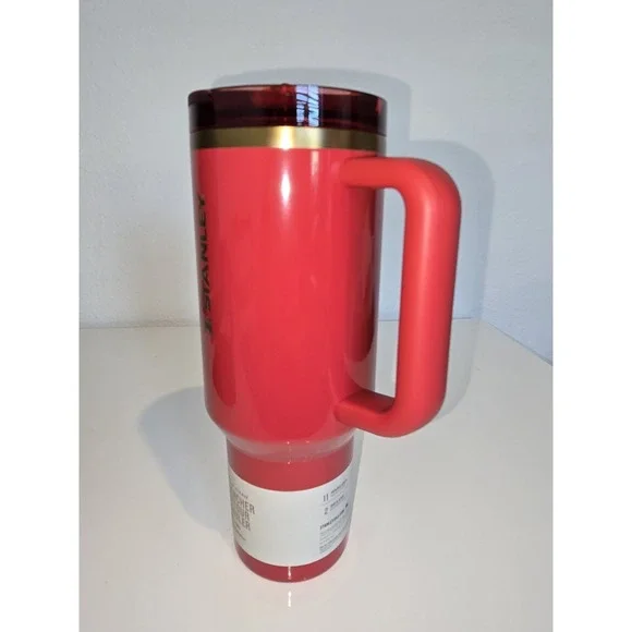 Stanley 40oz Pro Tour Tumbler Holly Berry Gloss Exclusive New - Picture 4 of 15